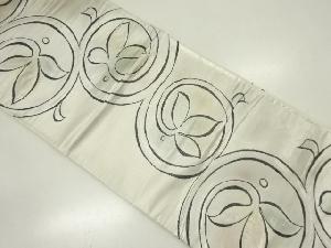 アンティーク　唐草模様織出し袋帯（材料）